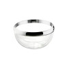 ACRYLIC SALAD BOWL 24CM CHROME FINISHED GUZZINI