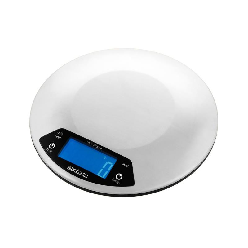 BRABANTIA - BILANCIA CUCINA DIGITALE + TIMER 480560