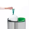 PATTUMIERA TOUCH BIN 23L + 10L, PLATINO, 117909