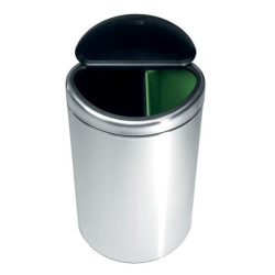 TOUCH BIN NEW RECYCLE STAINLESS STEEL 112867