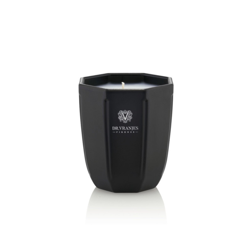 CANDELA  ARREDO 80 GR - AMBRA, VASO ONICE