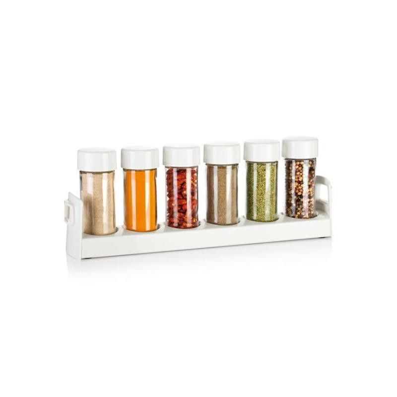 SPICE JARS IN NARROW STAND - 657022