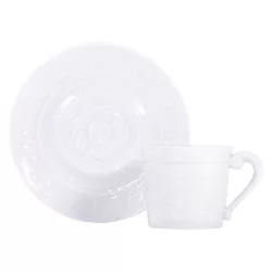 TAZZA CAFFE  CON PIATTINO LOUVRE 0542/79