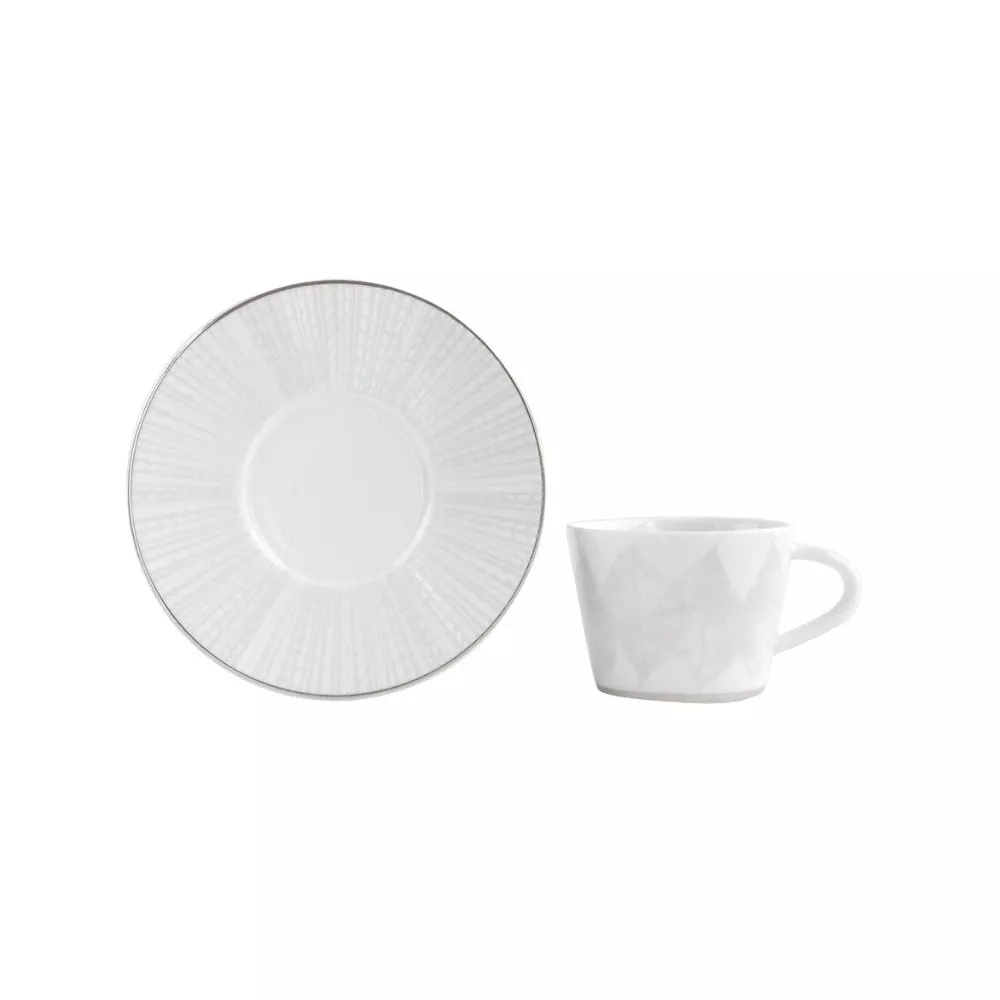 TAZZA CAFFE CON PIATTINO, SILVA 1853/79