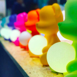 TEDDY GIRL LAMP WITH RECHARGEABLE LED 25001