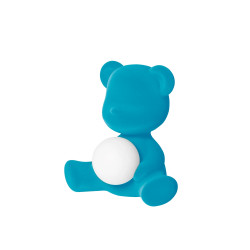 TEDDY GIRL LAMP VELVET FINISH, RECHARGEABLE LED 25002