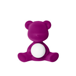 TEDDY GIRL LAMP VELVET FINISH, RECHARGEABLE LED 25002