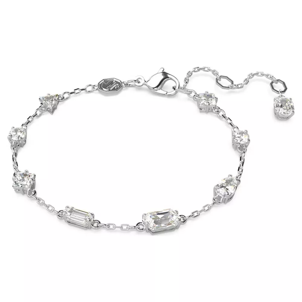 BRACCIALE MESMERA BIANCO, PLACCATURA RODIO 5661530
