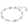 BRACCIALE MESMERA BIANCO, PLACCATURA RODIO 5661530
