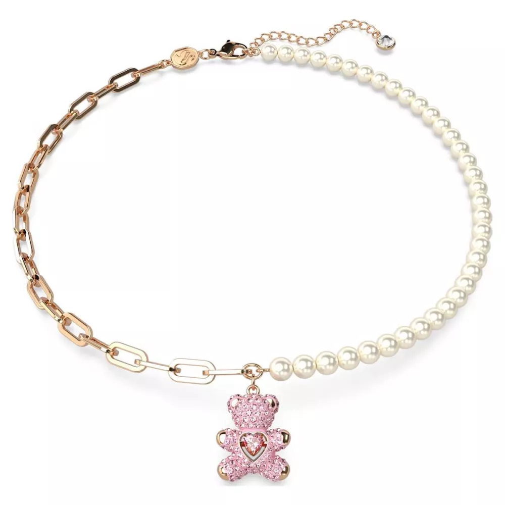 TEDDY BEAR PENDANT, PINL, ROSE GOLD PLATED 5669166