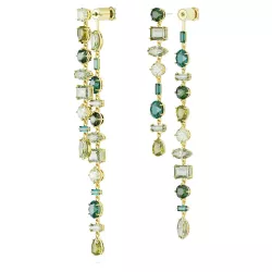 GEMA PIERCED EARRINGS GREEN...