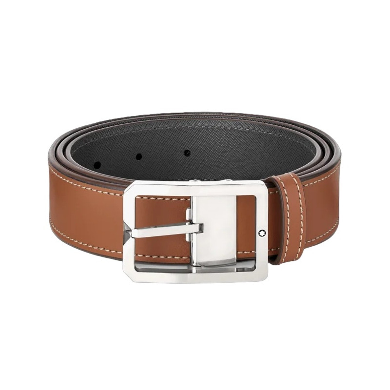 DOUBLE-FACE BELT 131164, BROWN & GREY