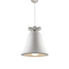 MABELLE M SUSPENSION LAMP, WHITE 39003WH