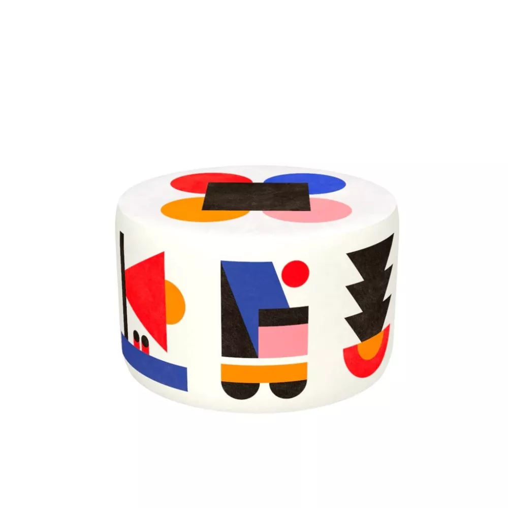 POUF M OGGIAN, HOME DESIGN BIANCO 46002HW