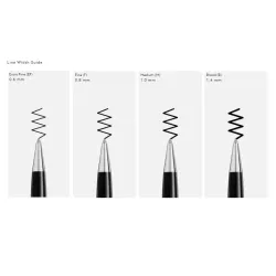 ROLLERBALL PEN REFILL "M", ROYAL BLUE 128243