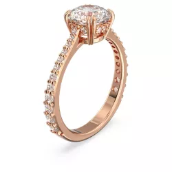 ANELLO CONSTELLA, PAVE , TAGLIO PRINCESS