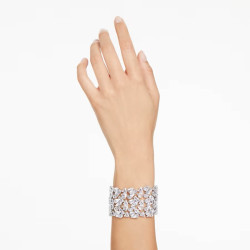 BRACCIALE MESMERA, BIANCO, PLACCATURA RODIO 5676532