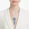 GEMA PENDENT, BLUE, RODHIUM PLATED 5666014