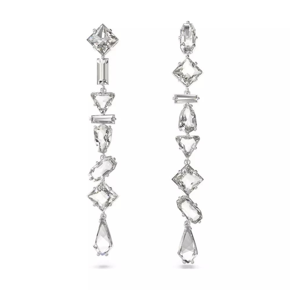 ORECCHINI MESMERA, BIANCO, PLACCATURA RODIO 5661687