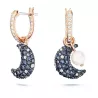 LUNA EARRINGS, MULTICOLORED, ROSE GOLD TONE PLATED 5671569