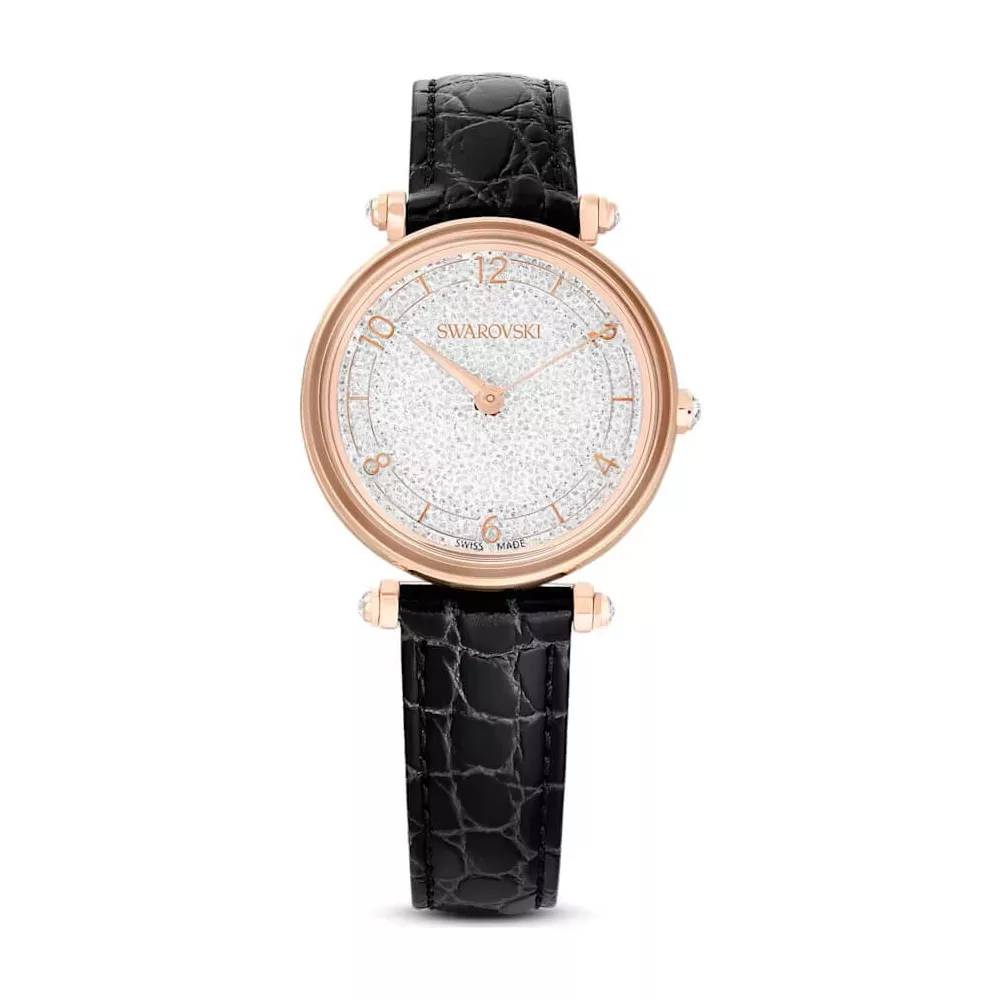 WONDER CRYSTALLINE WATCH, LEATHER STRAP