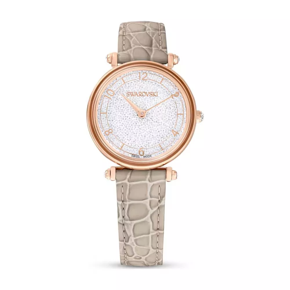 WONDER CRYSTALLINE WATCH, LEATHER STRAP