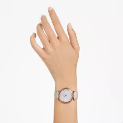WONDER CRYSTALLINE WATCH, LEATHER STRAP