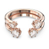 CONSTELLA SET OF 2 RINGS, ROSE-GOLD TONE PLATED