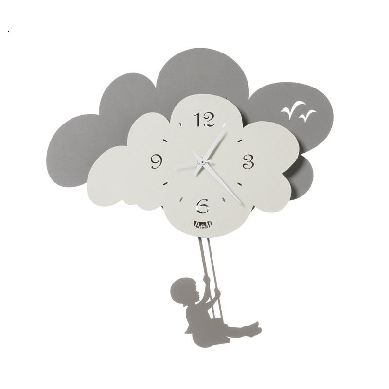 PENDULUM CLOCK CLOUD, COLOR MUD-IVORY 3320C187