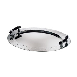 OVAL TRAY WITH HANDLES,...