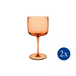 SET OF 2 WINE GOBLETS, LIKE
