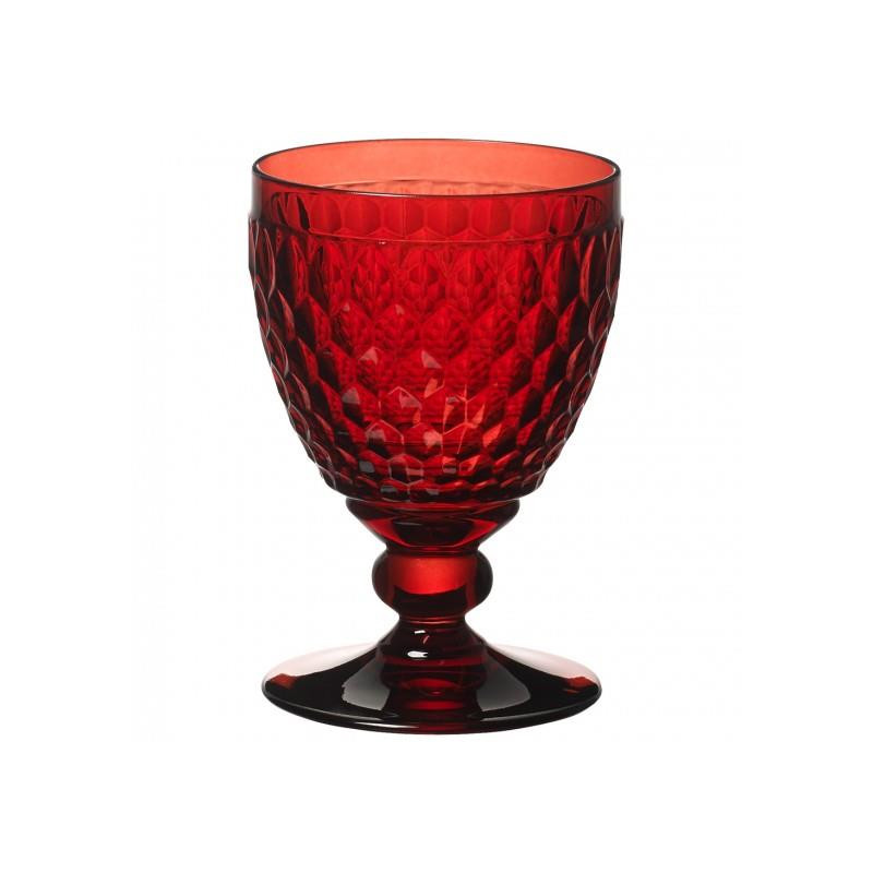 RED WINE GOBLET, BOSTON COLOURED