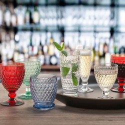 RED WINE GOBLET, BOSTON COLOURED