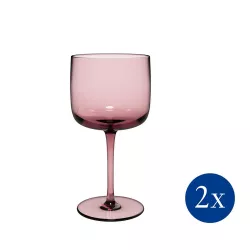 SET OF 2 WINE GOBLETS, LIKE