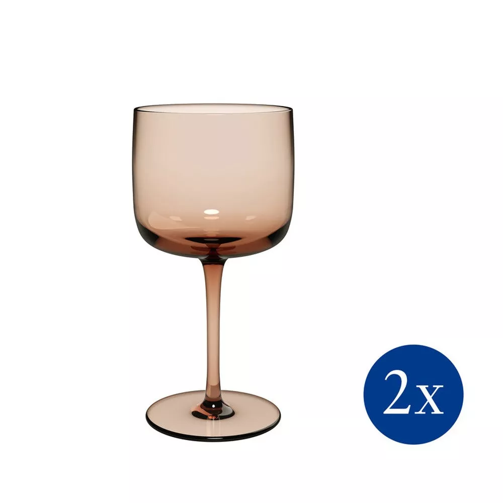 SET OF 2 WINE GOBLETS, LIKE