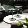 SET OF 2 CHAMPAGNE GOBLETS, LIKE