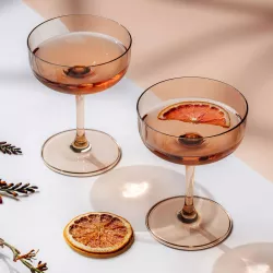 SET OF 2 CHAMPAGNE GOBLETS, LIKE