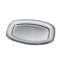 STAINLESS STEEL OVAL TRAY, 125