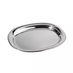 VASSOIO OVALE, ACCIAIO INOX...