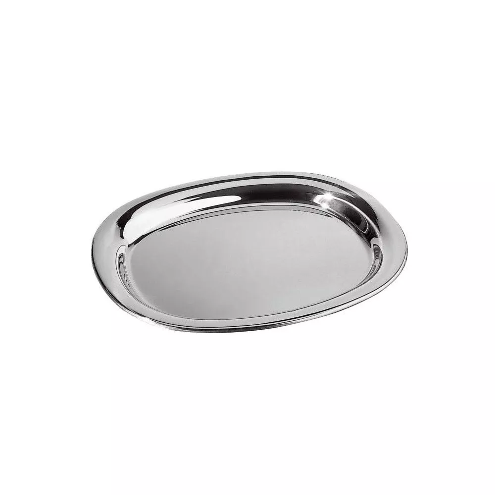 VASSOIO OVALE, ACCIAIO INOX JM13