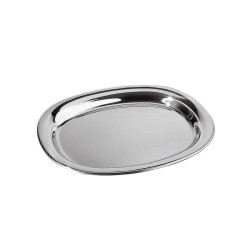 OVAL TRAY, STAINLESS STEEL...