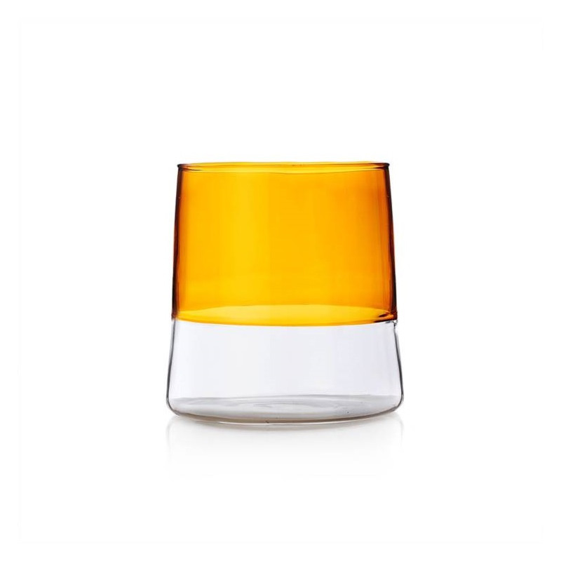 WINE GLASS AMBER & CLEAR, LIGHT 093598032