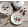 SET OF 6 DESSERT PLATES 22 CM, XMAS 725202