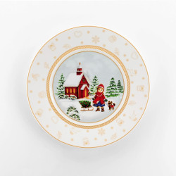 SET OF 6 DESSERT PLATES 22 CM, XMAS 725202