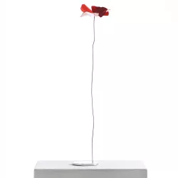 TABLE POPPY FLOWER L, RED...