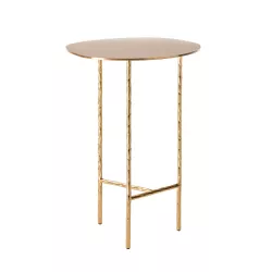 XXX ROUND TABLE 33 CM, GOLD