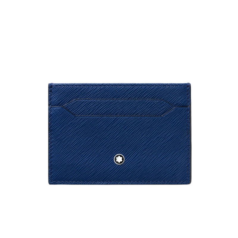 CREDIT CARD HOLDER 5 CC 130814, BLUE SARTORIAL