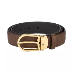 BROWN LEATHER BELT - 129423