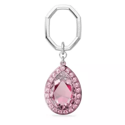 KEY RING, PEAR CUT, PINK...
