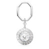 LUCENT KEY RING, WHITE, ROUND CUT 5669119